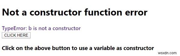 JavaScript 생성자가 아닙니다(Not a Constructor) 오류 원인과 해결 방법