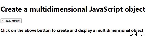 JavaScript 다차원 객체(Multidimensional Object) 만드는 방법