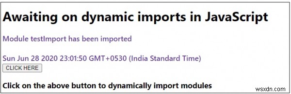JavaScript에서 await로 동적 임포트(Dynamic Import) 사용하기