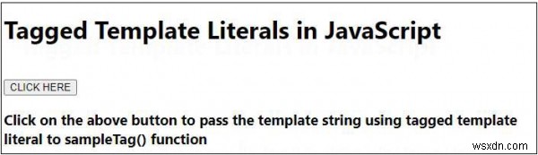 JavaScript 태그드 템플릿 리터럴(Tagged Template Literals) 완벽 정리