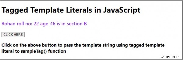 JavaScript 태그드 템플릿 리터럴(Tagged Template Literals) 완벽 정리