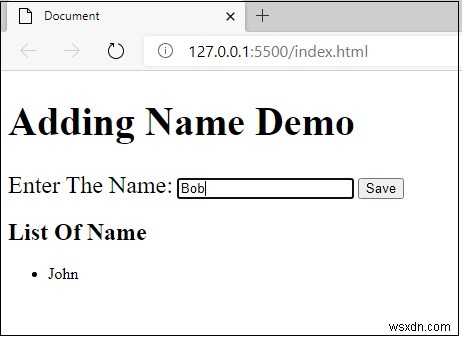 JavaScript로 순서 없는 목록(UL)에 항목을 추가하고 줄바꿈 처리하는 방법