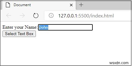 JavaScript로 텍스트 상자 선택하기 – select() 메서드 완벽 가이드
