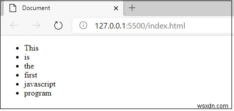 JavaScript로 div의 쉼표 구분 텍스트를 여러 줄로 변환하는 방법