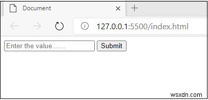 JavaScript로 입력 필드에 포커스를 유지하면서 콘솔에 메시지 표시하기