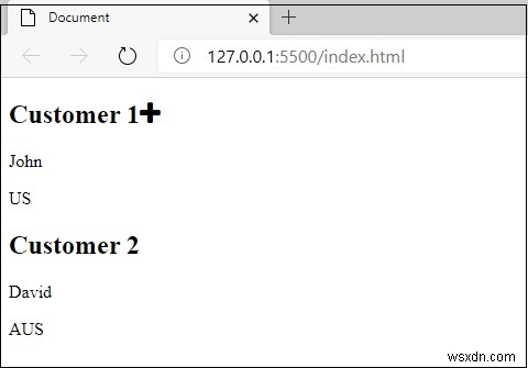 JavaScript로 선택한 div에만 hide 클래스 토글하기