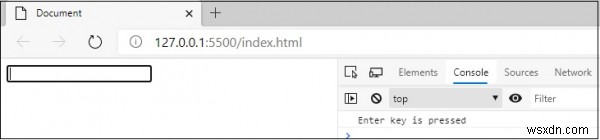 JavaScript에서 Enter 키 누름 이벤트 감지하는 방법