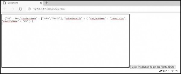 JavaScript로 텍스트 영역 입력의 JSON 데이터를 예쁘게 포맷하는 방법