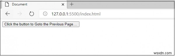 JavaScript onclick으로 웹 브라우저에서 이전 페이지로 돌아가는 방법