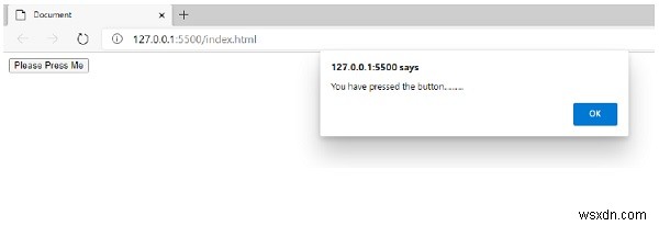 JavaScript로 HTML 버튼 클릭 시 경고창(Alert) 띄우는 방법