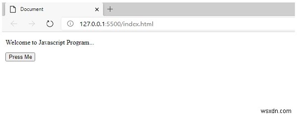 JavaScript onclick() 속성으로 함수 호출하는 방법