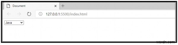 JavaScript에서 select 옵션 선택 시 숨겨진 div 표시하는 방법