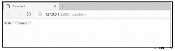 JavaScript에서 배열로 라디오 버튼을 동적으로 생성하는 방법
