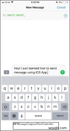 Swift로 iOS 앱에서 문자 메시지(SMS) 보내는 방법 – MFMessageComposeViewController 완벽 가이드
