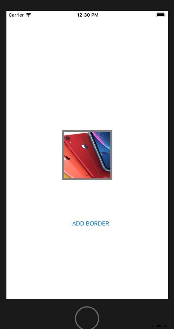 iOS에서 이미지 뷰(ImageView)에 테두리(Border) 설정하는 방법