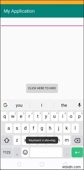 Android에서 가상 키보드(소프트 키보드) 표시 여부를 확인하는 방법