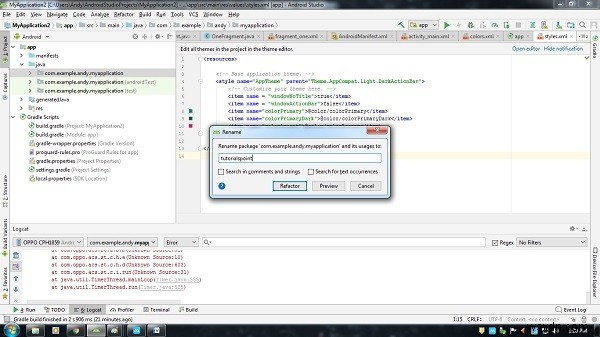 Android Studio에서 패키지 이름 변경하는 방법 – 단계별 완벽 가이드