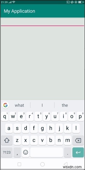 안드로이드 액티비티 시작 시 EditText가 자동으로 포커스를 받지 않도록 하는 방법