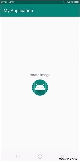 Android에서 부드러운 이미지 회전 애니메이션을 구현하는 방법