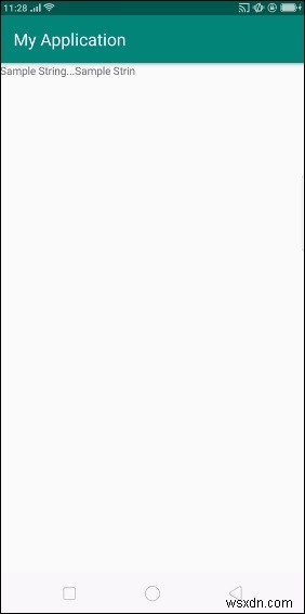 안드로이드에서 한 글자씩 텍스트가 타이핑되는 애니메이션 구현하는 방법