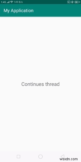 Android에서 지속적으로 실행되는 스레드(Thread)를 구현하는 방법