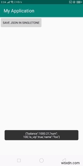 Android에서 전역 컨텍스트를 활용해 JSON 객체를 싱글턴으로 저장하는 방법