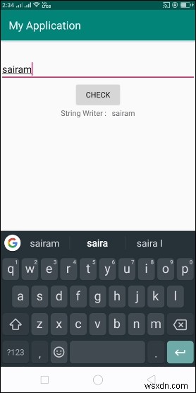 안드로이드에서 StringWriter append()로 문자열 이어 붙이는 방법