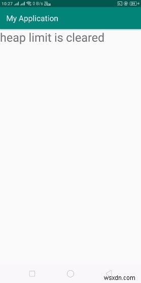 Android에서 힙 감시 제한(Heap Watch Limit)을 지우는 방법