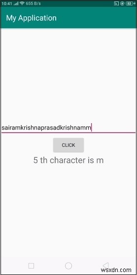 Android TextView에서 charAt() 메서드로 특정 위치의 문자 추출하기