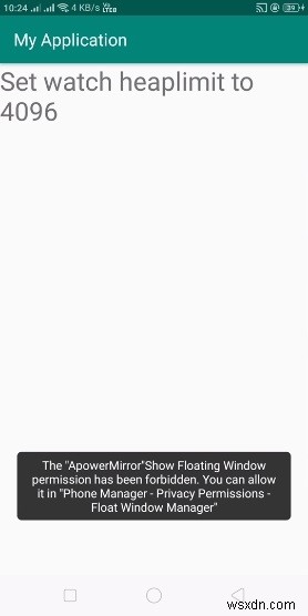 Android에서 힙 감시 제한(Heap Watch Limit) 설정하는 방법