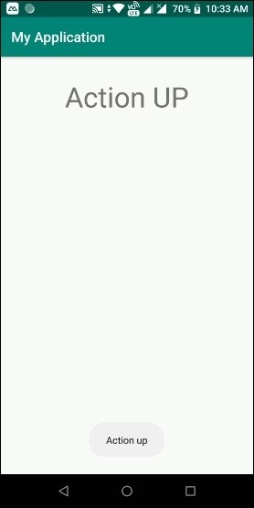 Android에서 ACTION_UP 이벤트를 사용하는 방법
