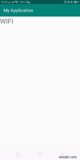 Android에서 현재 인터넷 연결 유형(Wi-Fi/모바일 데이터) 확인하는 방법
