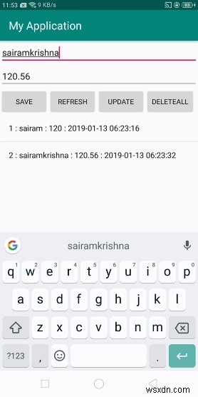 안드로이드 SQLite 데이터베이스에 소수점(십진수) 값 저장하는 방법