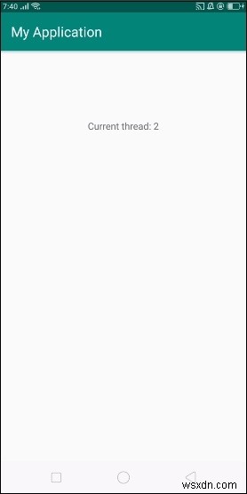 Android에서 현재 스레드 개수를 확인하는 방법
