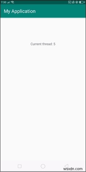 Android에서 현재 스레드 우선순위를 확인하는 방법