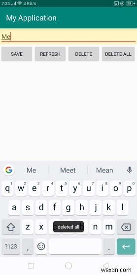 Android ListView에서 LinkedList(연결 리스트)의 모든 요소를 삭제하는 방법
