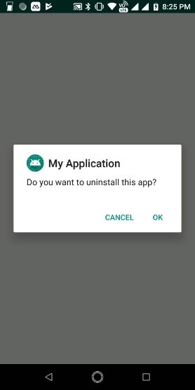 안드로이드에서 프로그래밍 방식으로 APK 제거하는 방법