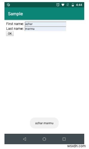 안드로이드 WebView에서 자바스크립트로 HTML 버튼 클릭 감지하는 방법