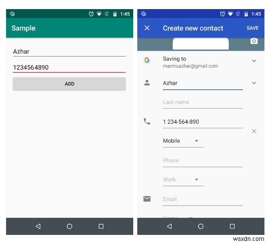 Android 앱에서 새 연락처 추가하는 방법 – 단계별 코드 가이드