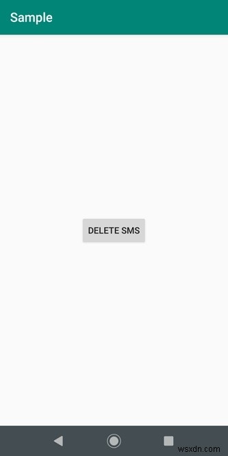 안드로이드에서 프로그래밍 방식으로 수신함의 SMS를 삭제하는 방법