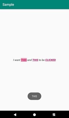 안드로이드 TextView에서 특정 텍스트만 클릭 가능하게 만드는 방법
