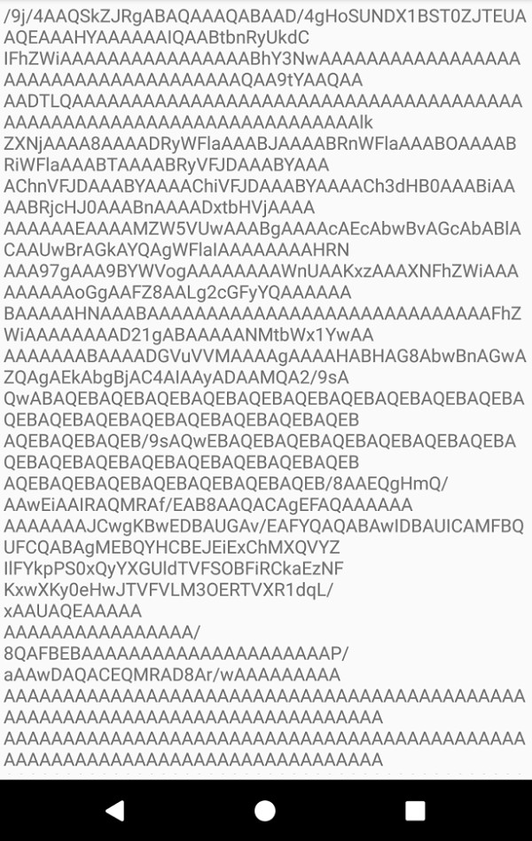 안드로이드에서 이미지를 Base64 문자열로 변환하는 방법