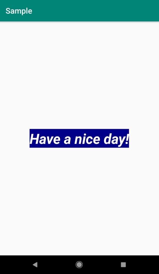 안드로이드에서 런타임에 TextView 스타일을 동적으로 변경하는 방법
