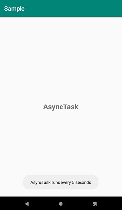 Android에서 일정한 시간 간격으로 AsyncTask를 반복 실행하는 방법