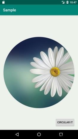 안드로이드 비트맵에서 원형 영역 자르기 — 원형 이미지로 변환하는 방법