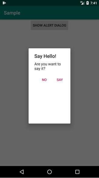 Android에서 알림 대화상자(AlertDialog)를 화면 크기의 50%로 설정하는 방법