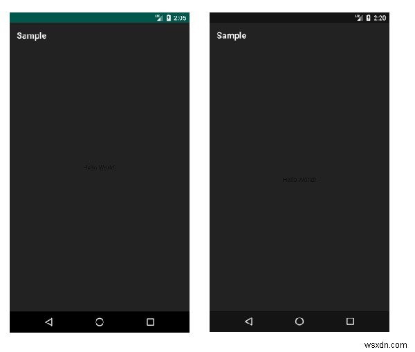 Android에서 투명한 상태 표시줄과 액션바(ActionBar)를 만드는 방법