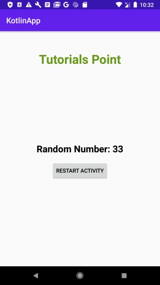 Kotlin으로 Android 액티비티(Activity)를 다시 시작하는 방법