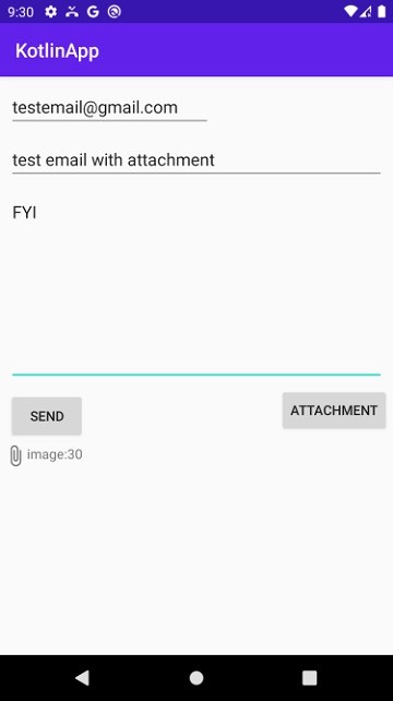 코틀린(Kotlin)으로 안드로이드에서 파일 첨부 이메일 전송하는 방법