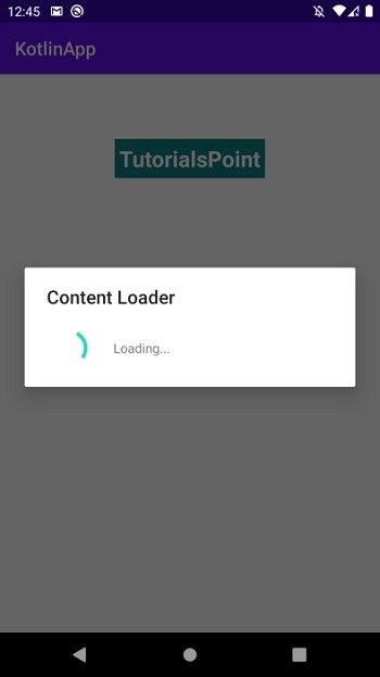 Kotlin으로 Android 액티비티 시작 전 진행률 다이얼로그 표시하는 방법